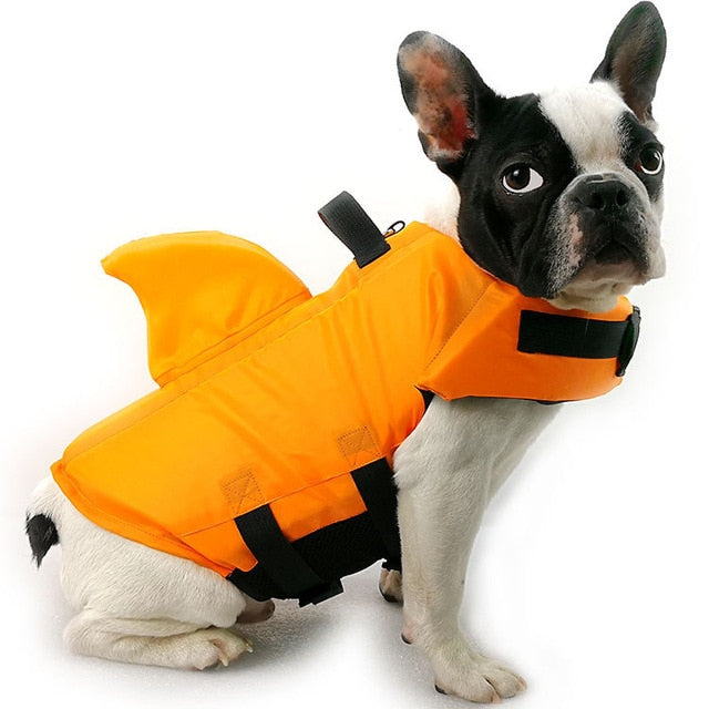 Adjustable Shark Life Vest for Doggo