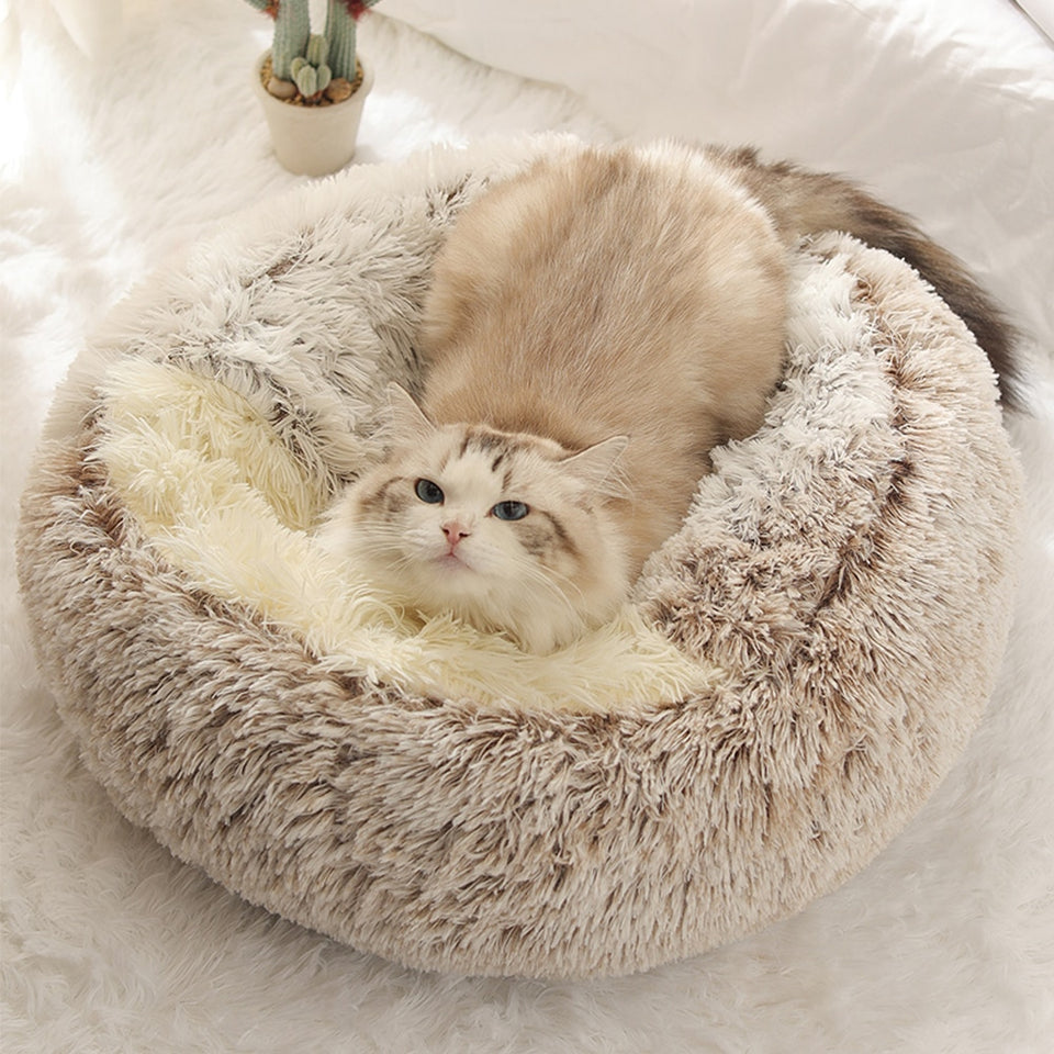 Hooded - Ultra Soft Plush Pet Bed