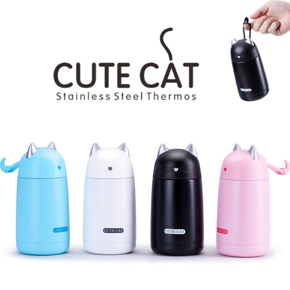 Cute Cat Thermos Cup – Pet PAWtrol